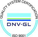 Quality System Certification DNV-GL ISO 9001